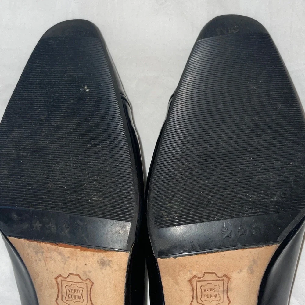 Italian Black Women's Pumps 9M - Picture 8 of 13